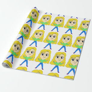 chibi    wrapping paper