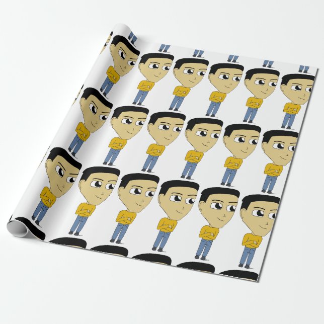 chibi   wrapping paper (Unrolled)