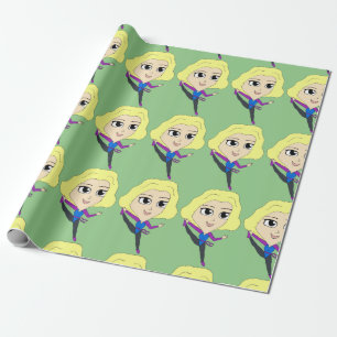 chibi wrapping paper