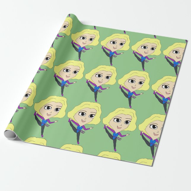 chibi   wrapping paper (Unrolled)