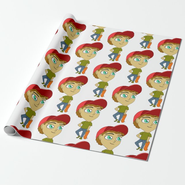 chibi  wrapping paper (Unrolled)