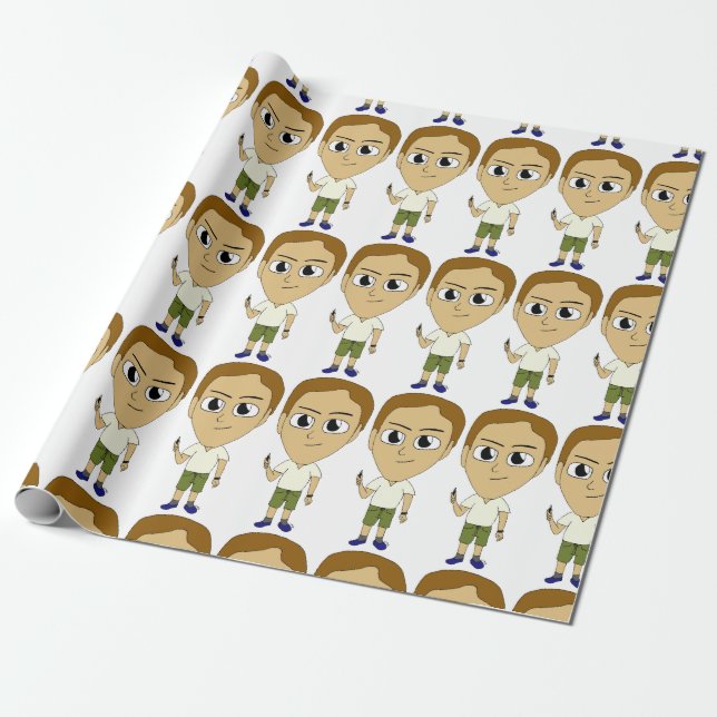 chibi   wrapping paper (Unrolled)