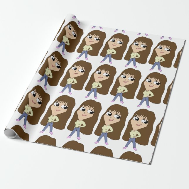 chibi   wrapping paper (Unrolled)