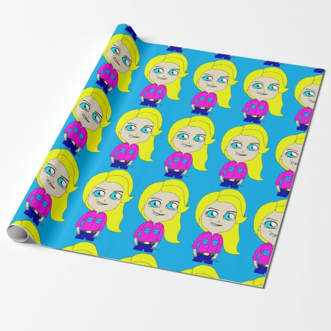chibi     wrapping paper (Unrolled)