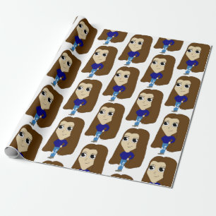 chibi  wrapping paper
