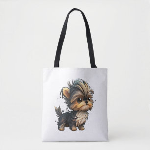 Chibi Yorkshire Terrier Tote Bag