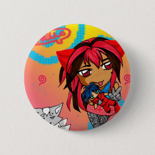 chibicandy 6 cm round badge