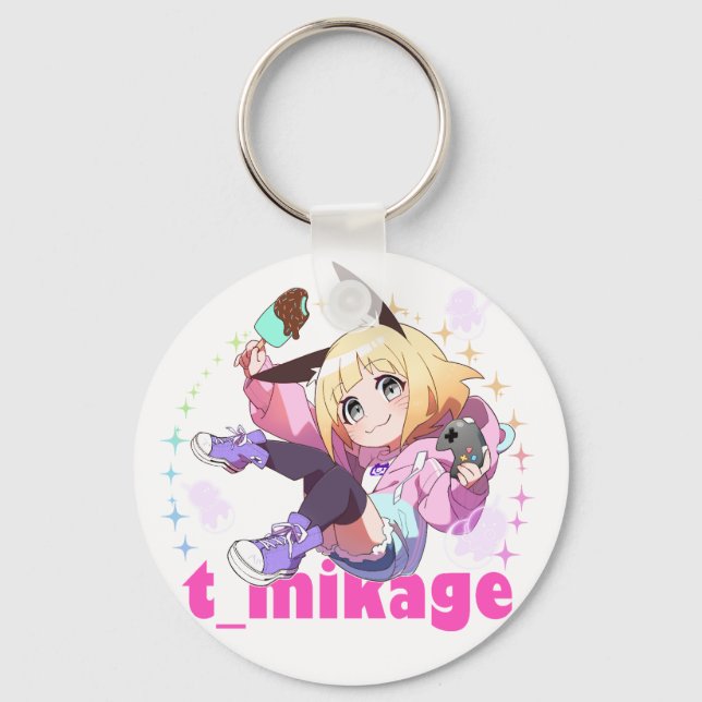 chibikage Keychain ちび影キーホルダー (Front)