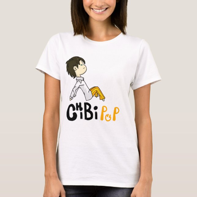 ChibiPop White | Girls/Women's Wear T-Shirt (Front)
