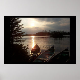 Chibougamau Canoes Poster
