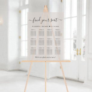 Chic 12 Table Taupe Wedding Seating Frosted Acrylic Sign