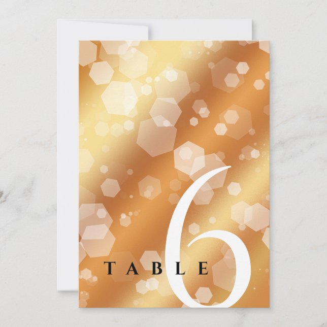 Chic 7th 22nd 49th Copper Wedding Anniversary Invitation (Front)