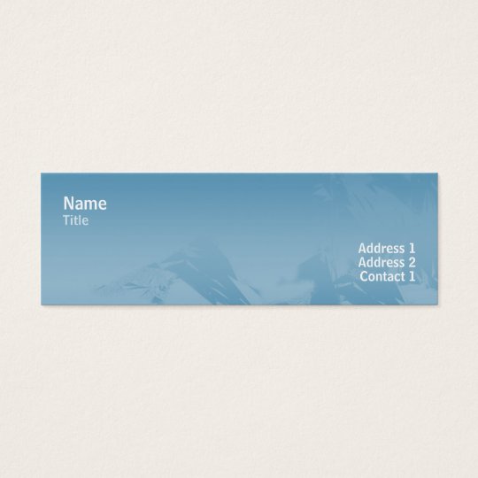 Chic 80s - Skinny Mini Business Card