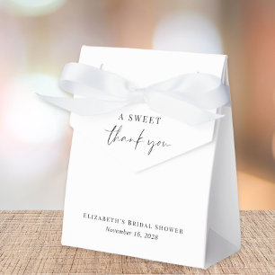 Chic A Sweet Thank You Bridal Shower Favour Box