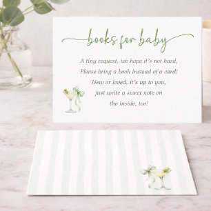 Chic A Tini One On The Way Books For Baby Enclosure Card