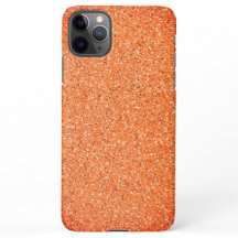 Chic Abstract Orange Gold Gravel Modern Elegant
