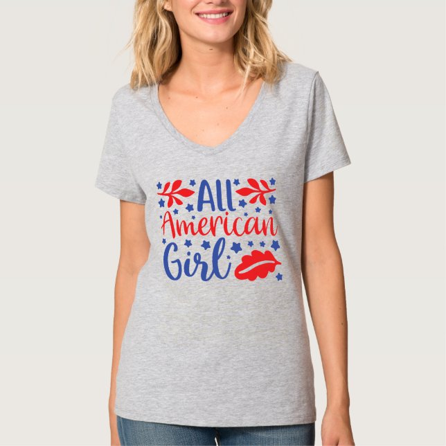 Chic All-American Girl Tee (Front)