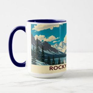 Chic Alpine Pika Rocky Mountain Aesthetic Mug