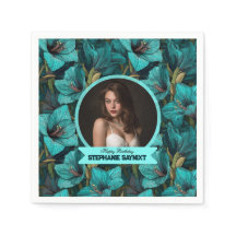 Chic Amaryllis Happy Birthday Beautiful