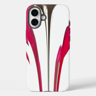 Chic amazing Red rose under the white sky.  iPhone 16 Plus Case