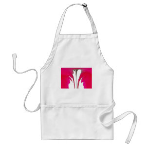 Chic amazing Red rose under the white sky.png Standard Apron