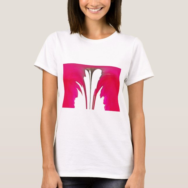 Chic amazing Red rose under the white sky.png T-Shirt (Front)