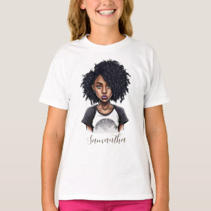 Chic and Classy Afro Woman T-Shirt