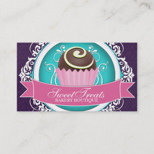 Chic and ElegantCake Bites Business Cards