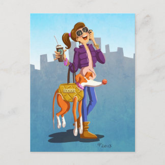 Chic and Fancy Postcard