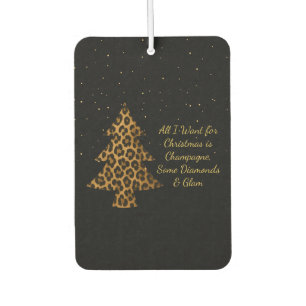 Chic and Glamorous Christmas Design Car Air Freshener