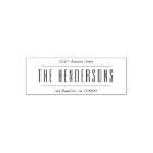 Chic and Modern Family Bold Script Return Address