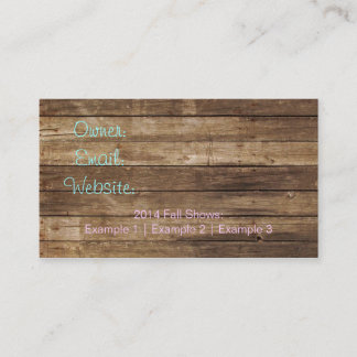 Chic and Rustic Business Card