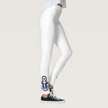 Chic and Simple Anchor Leggings<br><div class="desc">Chic and simple leggings with an anchor at each ankle</div>