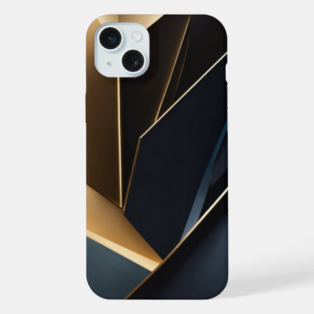 Chic Angles of Luxury iPhone Case (Back)