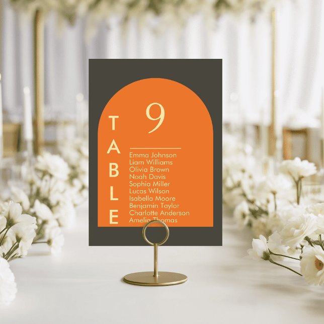Chic Arch Wedding Table Cards Seating Plan (Chic Arch Wedding Table Cards Seating Plan)