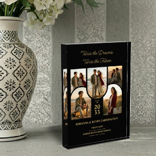 Chic Arched Collage Double Grads Twins TMF26 Photo Block