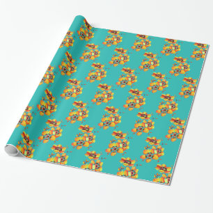 Chic Artistic Elegant Art Nouveau Victorian Style Wrapping Paper