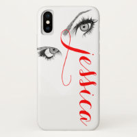 Chic Artsy Woman's Eyes Personalised