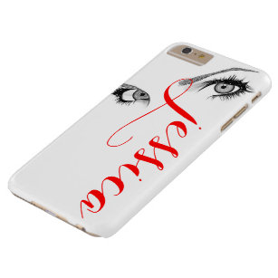 Chic Artsy Woman's Eyes Personalised Barely There iPhone 6 Plus Case