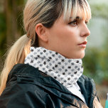 Chic Asterisks - Classic - White Background Scarf<br><div class="desc">Definitely scarves are... those chic little things...  I wanted to play with the asterisk symbol and the number 8,  creating a new must classic pattern. Design available in different colours.</div>
