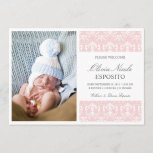 CHIC BABY   BIRTH ANNOUNCEMENT