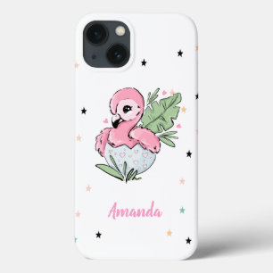Chic Baby Flamingo, Stars, Princess    iPhone 13 Case