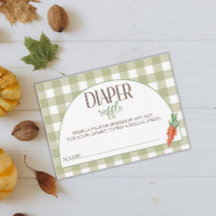 Chic Baby Shower Locally Grown Diaper Raffle