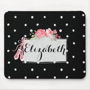 Chic Ballet Personalised Mouse Mat