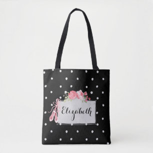 Chic Ballet Personalised Tote Bag