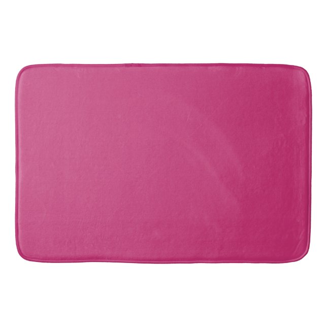 CHIC BATH MAT_ HOT PINK SOLID MAT (Front)