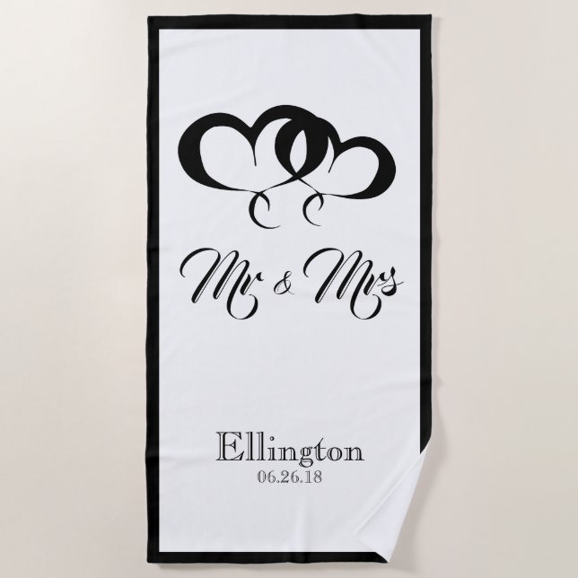 CHIC BEACH TOWEL_MR & MRS TOWEL (Front)