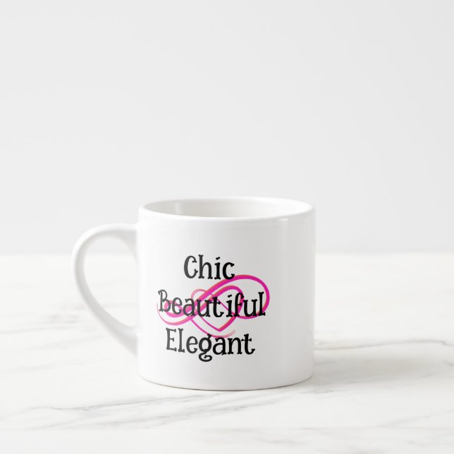 Chic, Beautiful, Elegant Specialty Mug (Left)