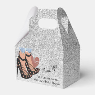 Chic Beauty Fashion Glitter Bridal Shower Favour Box