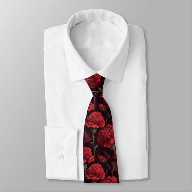 Chic Best Gifts For Men Carnation Tie (Tied)